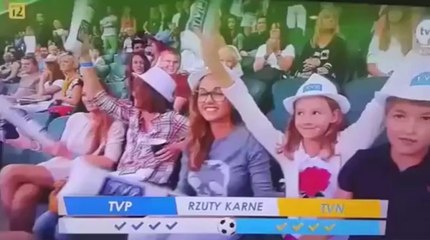 Polish journalist scores possibly the best penalty ever