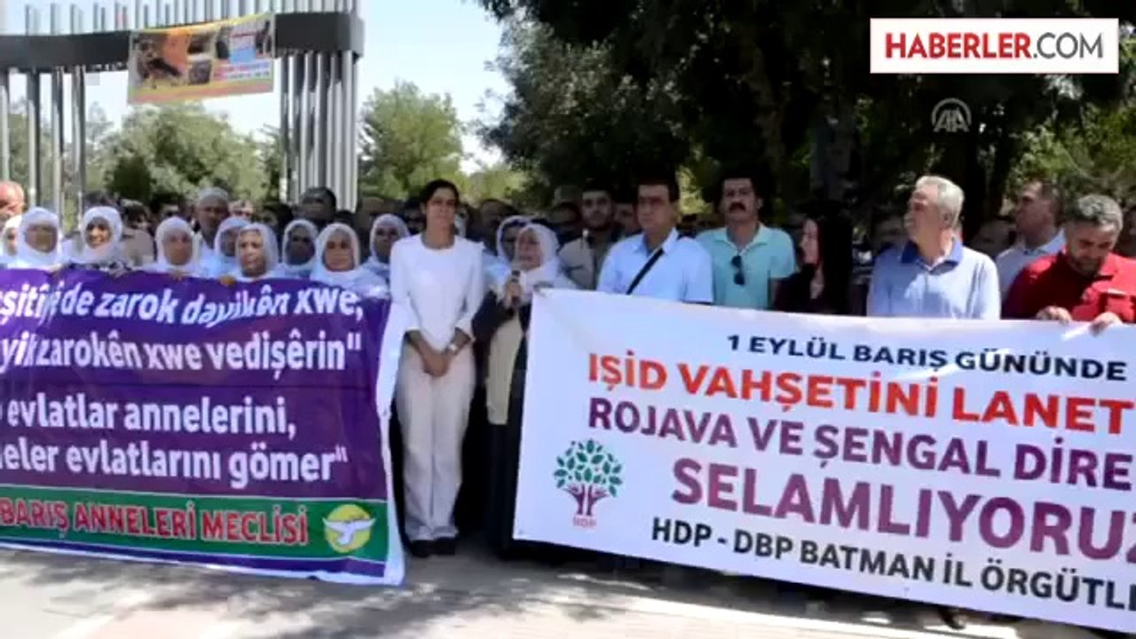 Batman'da 1 Eylül Dünya Barış Günü