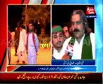 Islamabad PTI and PAT workers took up positions on PTV square