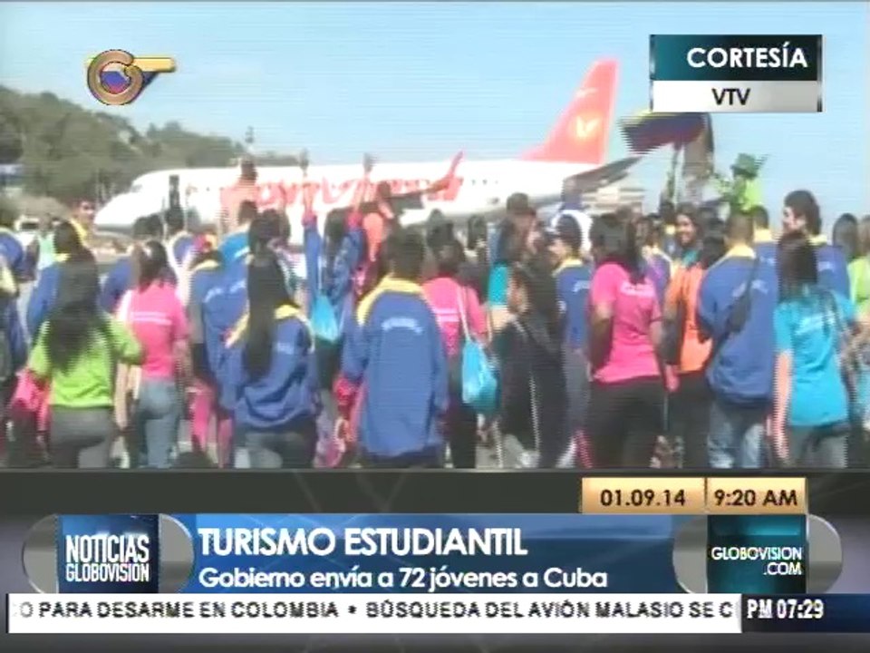 Viajan a Cuba jóvenes premiados con Plan de Turismo Estudiantil