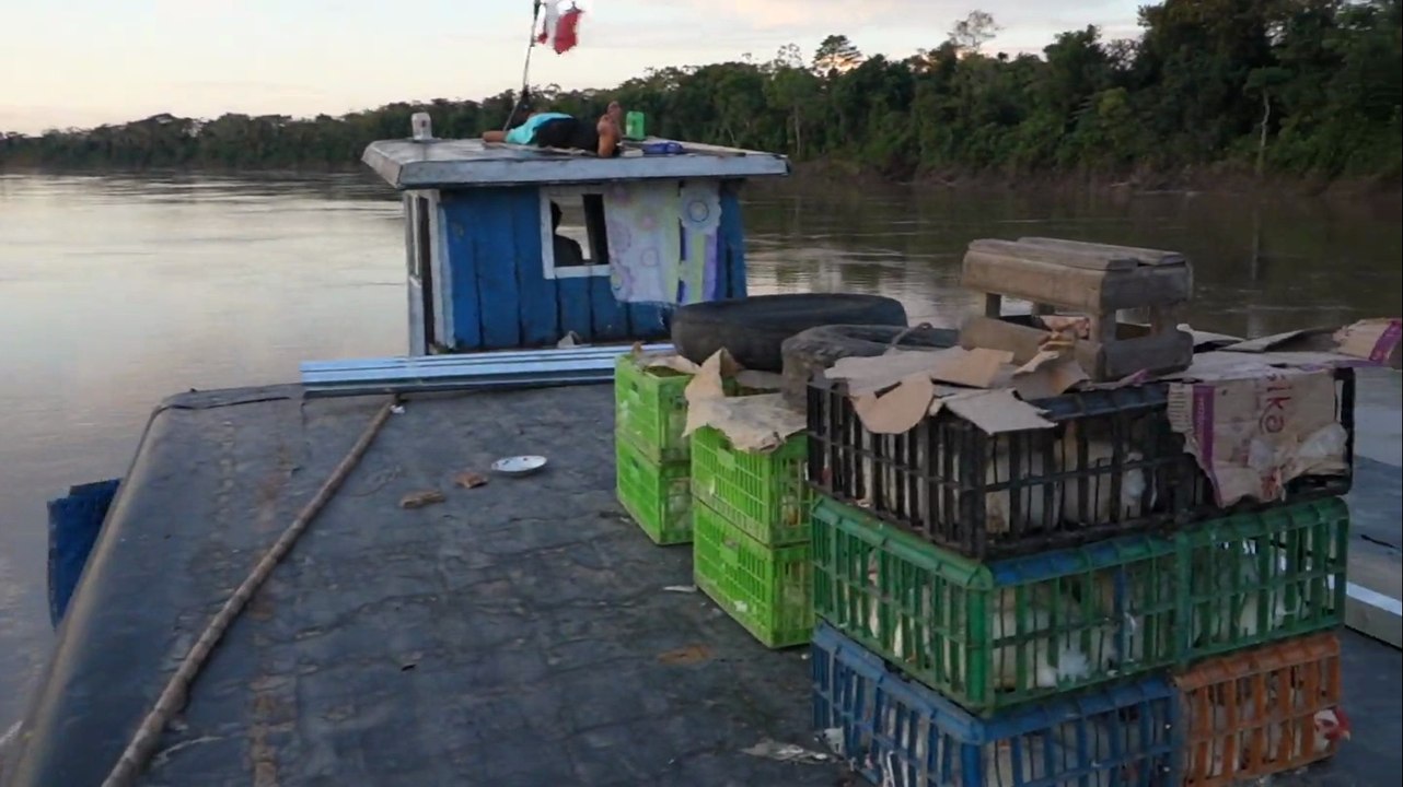 Perou- Yurimagouas: Bateau en Amazonie