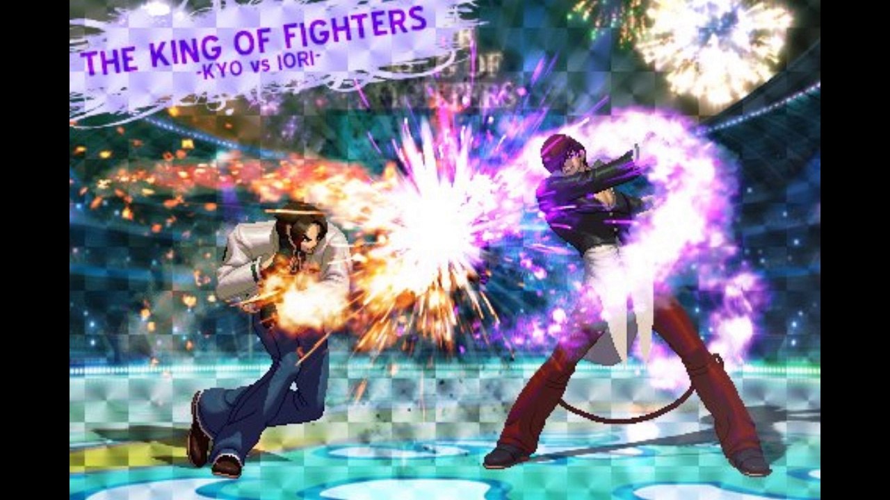 THE KING OF FIGHTERS  Kyo vs Iori ( solo es musica de kof  )