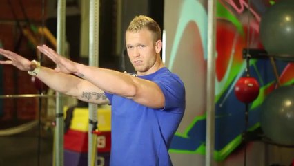 Standing Overhead Cable Pulldowns With Both Arms for the Back _ Upper Body Exercises
