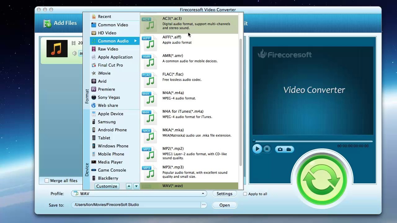How to import a WAV File to iMovie