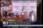 México: Peña propone proyecto para protección de niños