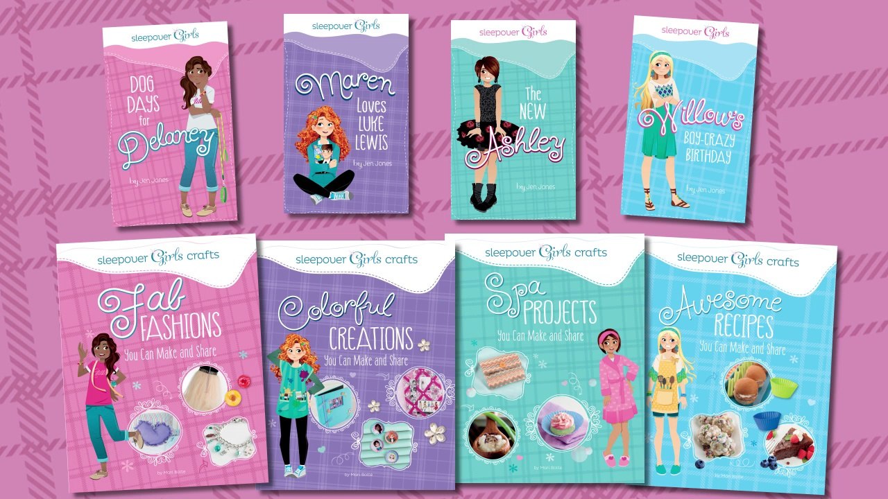 Sleepover Girls Series Book Trailer