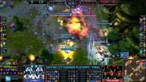 C9 vs TSM Playoff Final Highlights Game 1 S4 NA LCS Summer 2014 Playoffs Cloud 9 vs Team Solomid