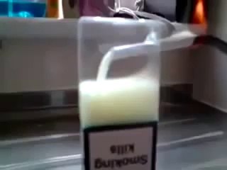 Dumandan şelale yapmak çok garip bir şey