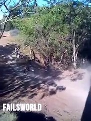 Motoross Long Jump Fail __ Failsworld