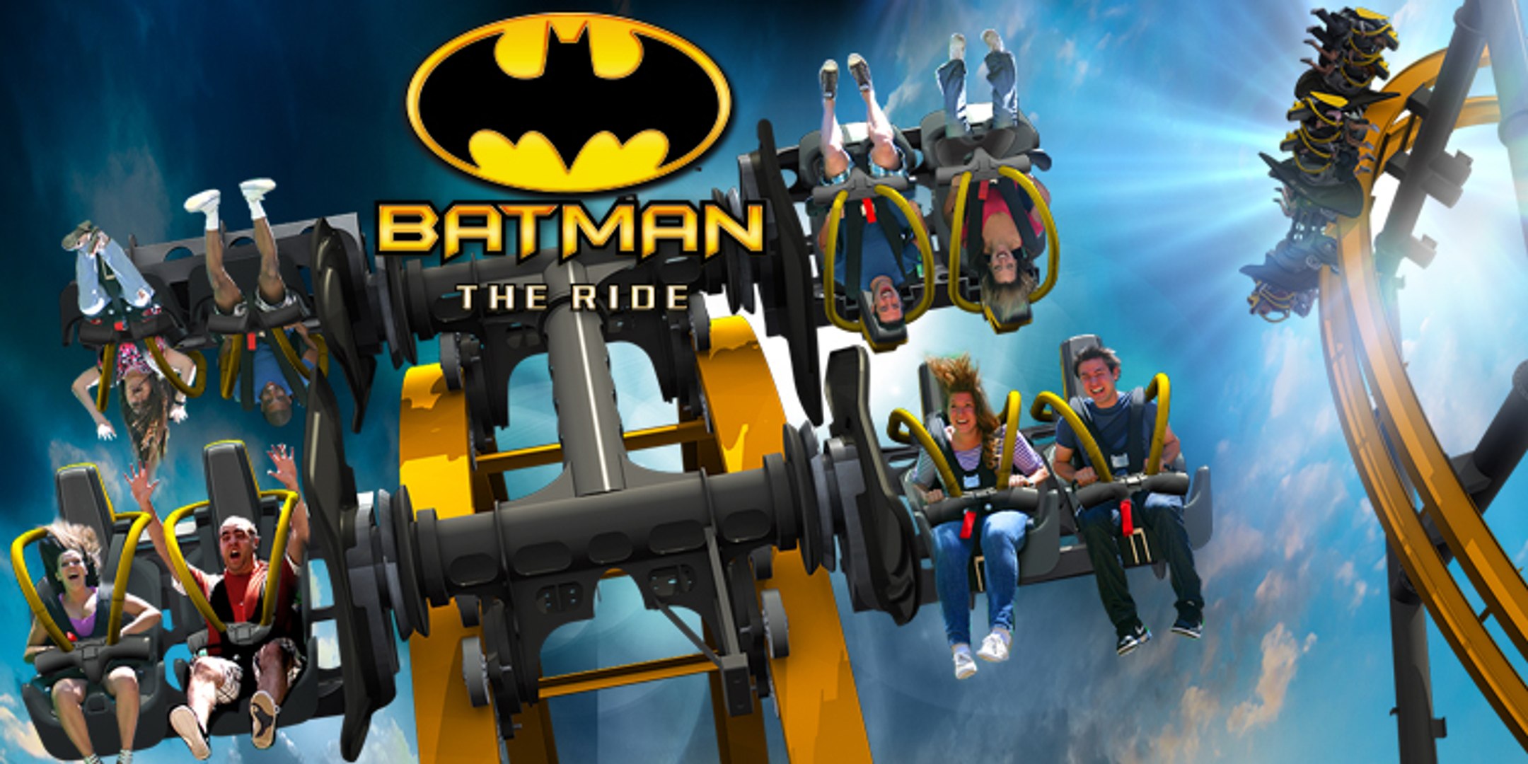 Le manège Batman The Ride 4D - Vidéo Dailymotion