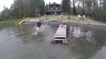 Man Catches His Dying Drone Right Before It Dropped Into Lake