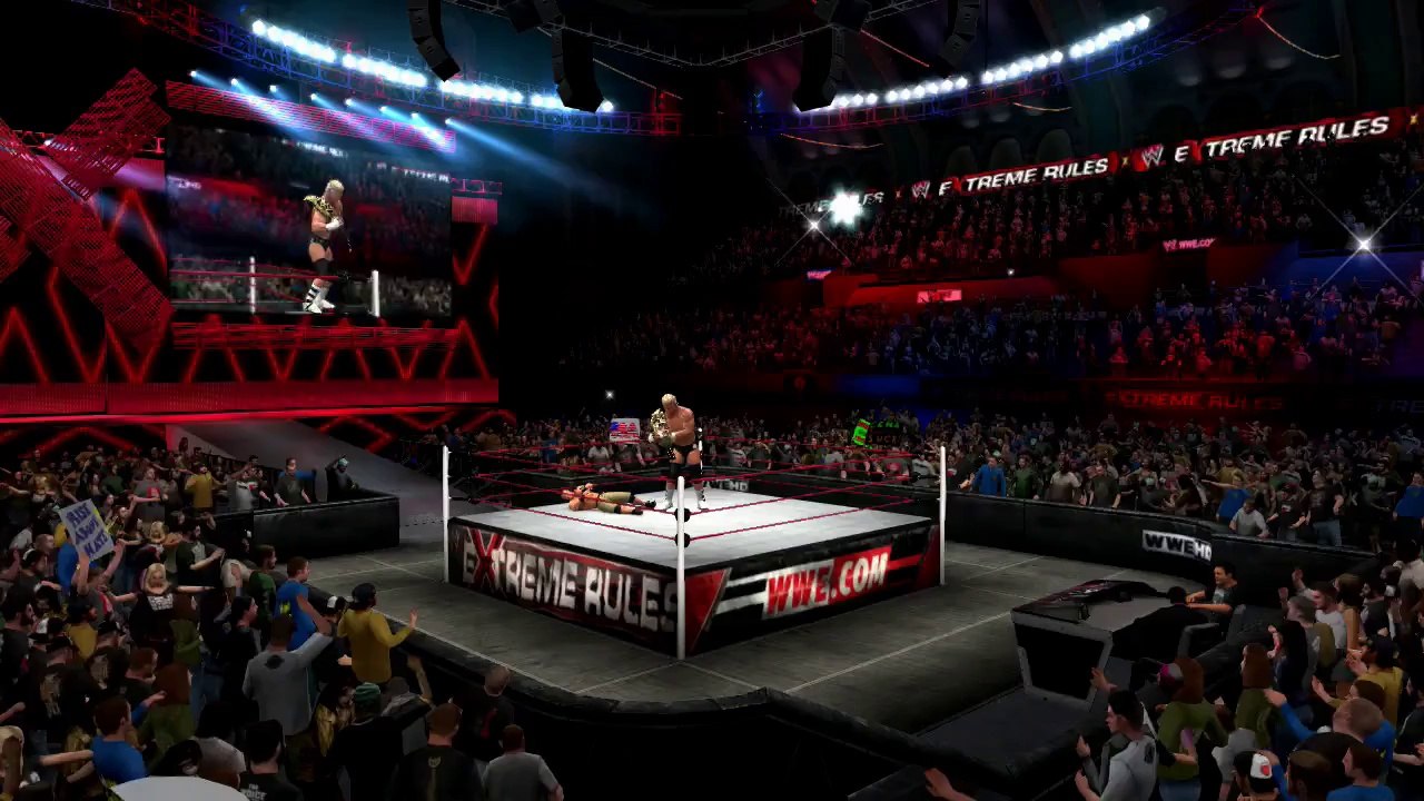 PS3 - WWE 2K14 - Universe - April Week 4 Extreme Rules - John Cena vs Dolph Ziggler