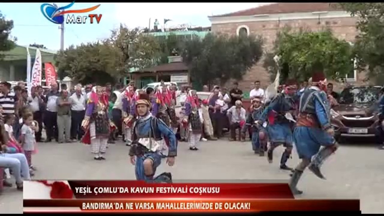 YEŞİL ÇOMLU’DA KAVUN FESTİVALİ COŞKUSU