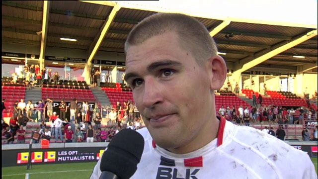 Toulouse-Oyonnax: Interview Toby Flood (TLS) - J1 - Saison 2014/2015