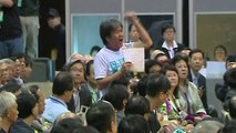 Chinese top official criticises HK activists for heckling