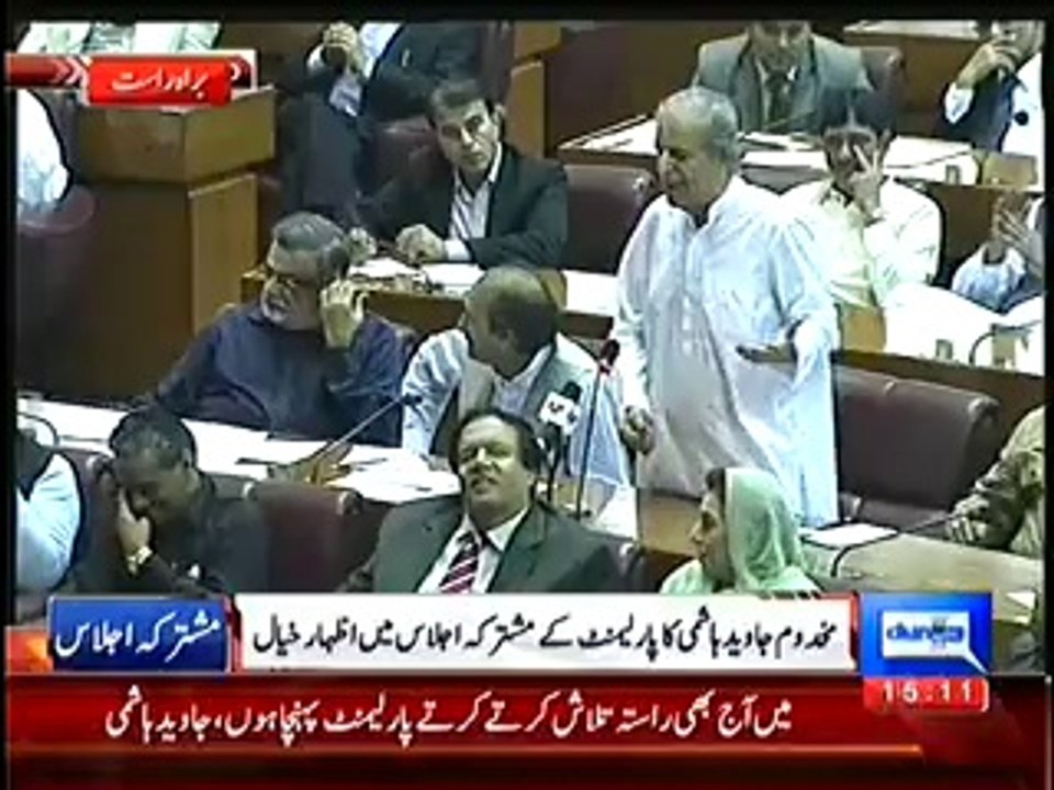 JAVED HASHMI TOLD A STORY ABOUT QADRI ,LEFT EVERY ONE LAUGHING IN PARLIAMENT HOUSE