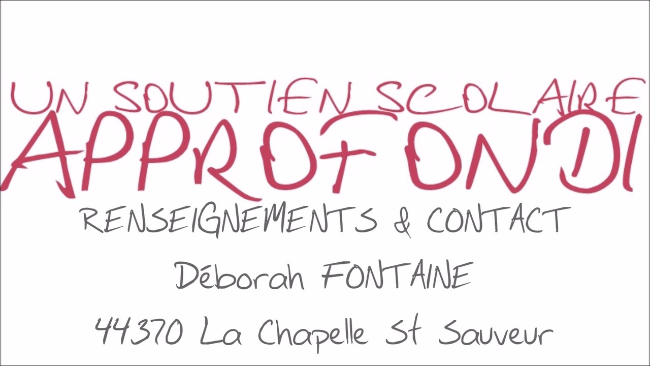 Un soutien scolaire approfondi / des cours particuliers à domicile à Montrelais