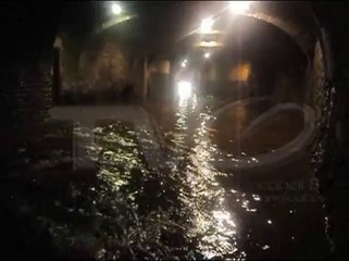Inundación de la calle subterránea Guanajuato Guanajuato   3 Septiembre 2014