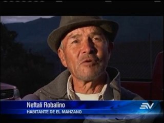 Se registra la caída de material volcánico en zonas del cantón Penipe