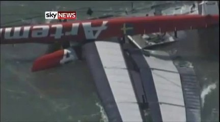 Olympic gold medallist Andrew Simpson killed as catamaran capsizes