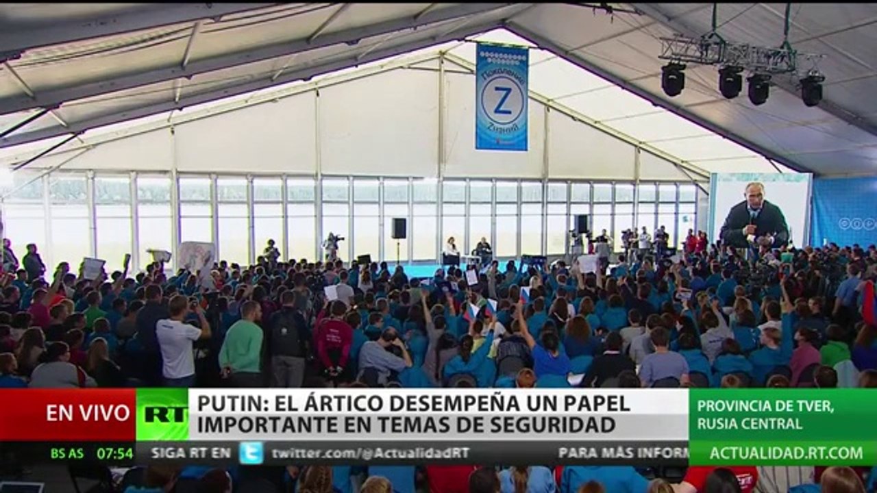 (Vídeo) Vladimir Putin Vamos a defender nuestros intereses en el Ártico
