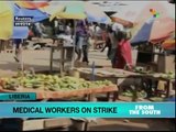 Liberian nurses on strike