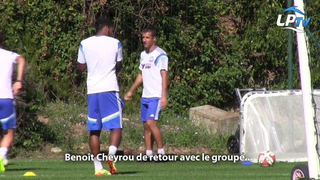 L'entraînement du jour au centre Robert Louis-Dreyfus