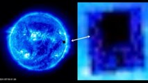 Black Cube UFO's On The Sun  - NASA Soho Images