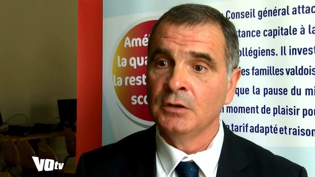VOtv Réaction d'Armaud Bazin rentrée des collèges - fin des départements