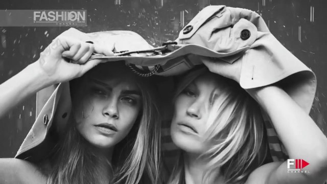 KATE MOSS & CARA DELEVINGNE For MY BURBERRY Fragrance 2014 by Fashion Channel