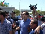 Erbil'de benzin zammı protestosu