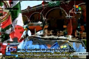 Mexicans unhappy with Peña Nieto presidency