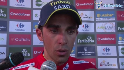 La Vuelta 2014 - Alberto Contador prend le maillot rouge à l'issue de la 10e étape