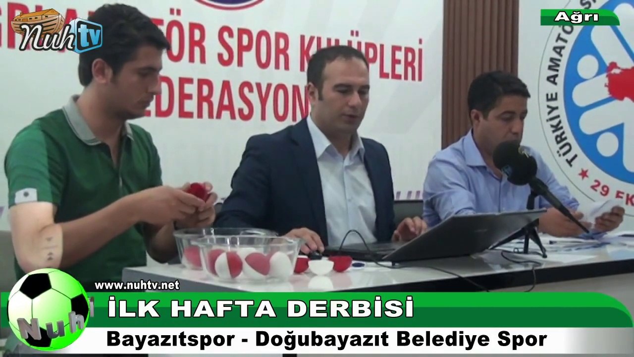 2014-2015 Futbol sezonu Ağrı Amatör Lig fikstürü Belli oldu
