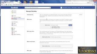 Basic Tutorial - How To Unblock Someone On Facebook _ 2014 _ How To Unblock People On Facebook