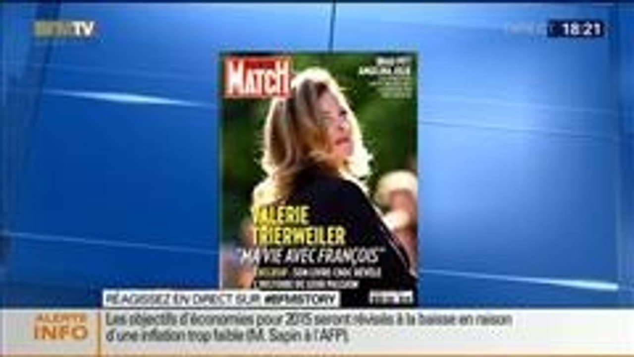 BFM Story: Valérie Trierweiler raconte son passage à l'Élysée dans le livre intitulé "Merci pour ce moment" - 02/09
