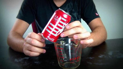 Crazy Soda Can Trick! Coke Can Balancing on Edge of a Glass!