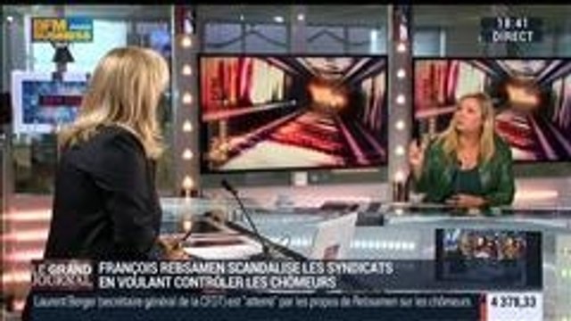 Carole Couvert, présidente de la CFE-CGC, dans Le Grand Journal - 02/09 3/3