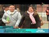 Argentine proposal on debt restructuring to go to UN