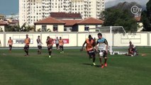 Dribles espetaculares e golaço agitam treino do Botafogo