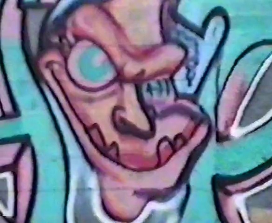 Graffiti & hip hop video from frankfurt - workprint mainstyle & earth edge 1992