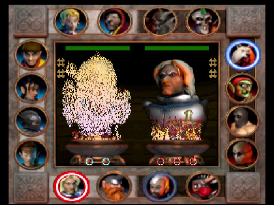 Advanced Dungeons & Dragons Iron & Blood Warriors of Ravenloft - 5 Minute Gameplay (1996) PSX/PS1