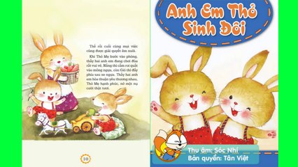 Chuyện kể cho bé: Anh Em Thỏ Sinh Đôi