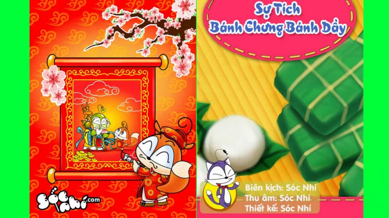 Chuyện kể cho bé: Sự Tích Bánh Chưng Bánh Dày