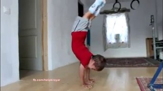 Amazing Video Pushup By Little Young Boy