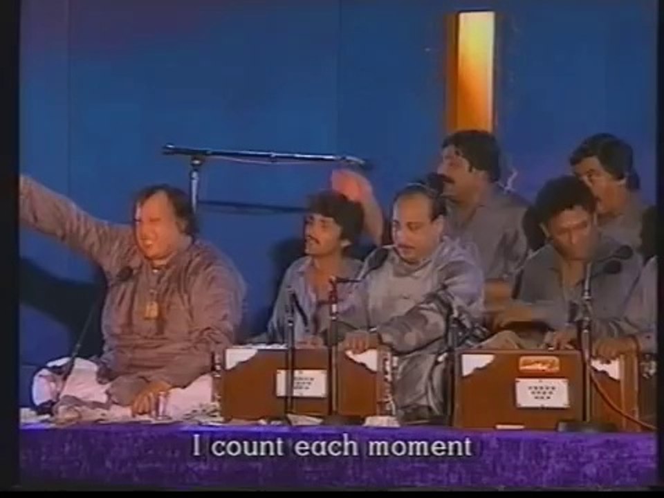 Nusrat Fateh Ali Khan Live Akhiyaan Udeek Diyan (1993)