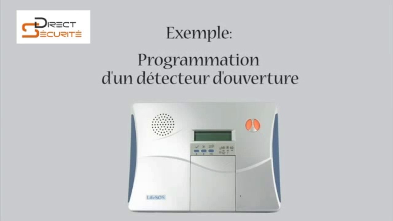 Alarme Ls-30 : mode d'emploi - exemple de programmation