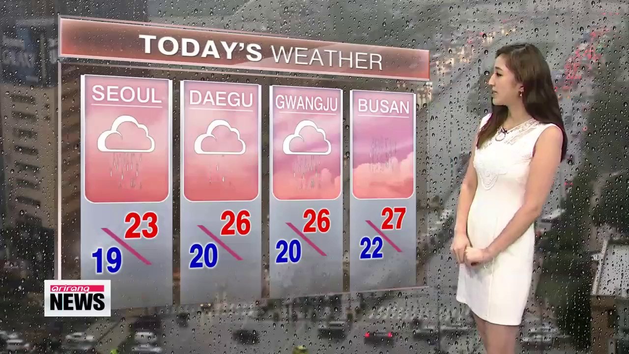 Rain clouds moving eastward