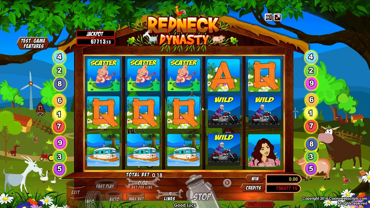 CasinoWebScripts Game Development - Redneck Dynasty