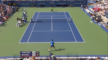 US Open : Le résumé de la victoire de Monfils en huitième de finale